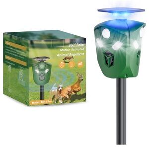 Solar Ultrasonic Animal Repeller Outdoor